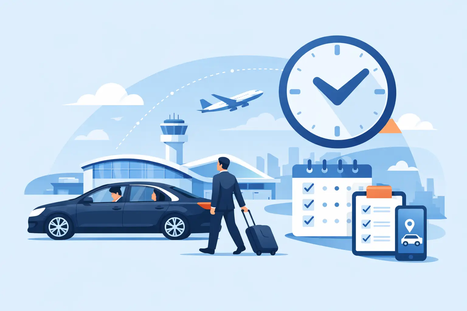 How an Airport Ride Service Protects Your Schedule